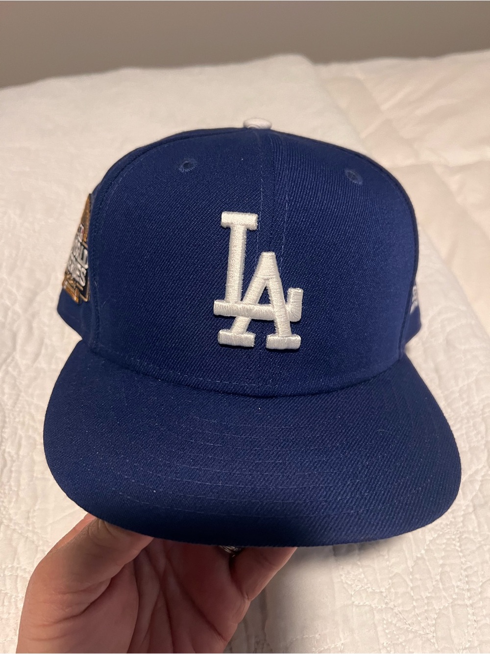 New Era LA Dogers World Series 2024 Hat sz 7 5/8